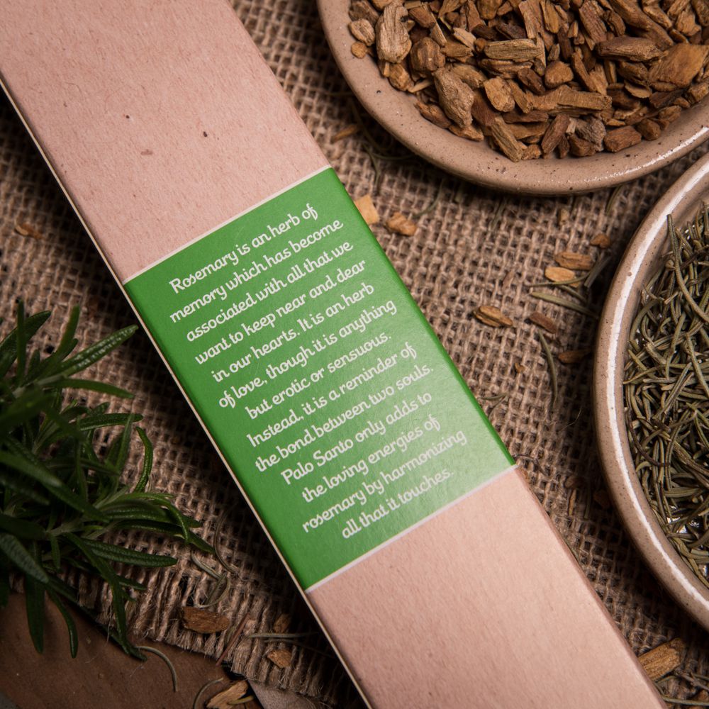 Palo Santo Incense Line - Palo Santo & Rosemary / Purifying & Clarifying