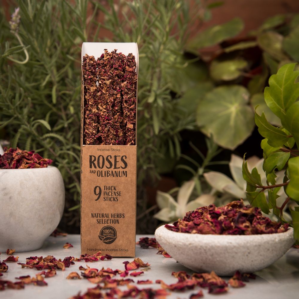 Incense Herbs Line - Roses - Frankincense / Divine love affair