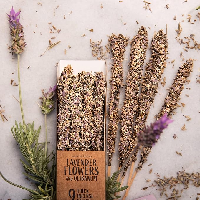 Incense Herbs Line - Lavender - Frankincense / Calming & Better Sleep