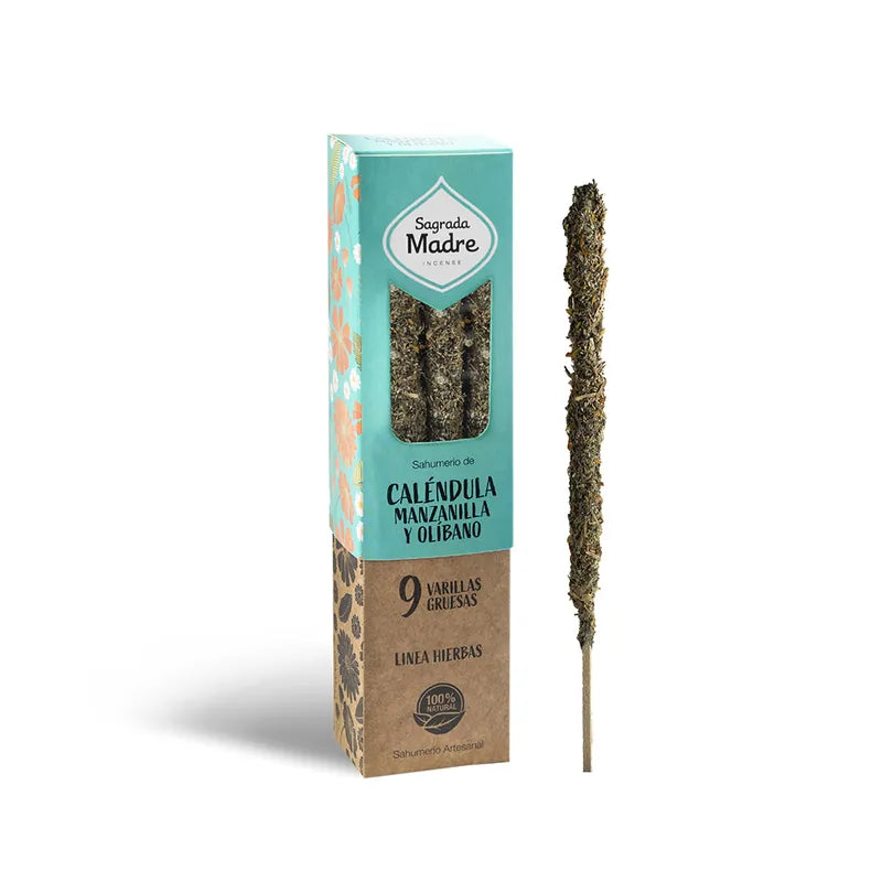 Incense Herbs Line - Calendula - Chamomile - Frankincense / Harmony & Stress Reliever