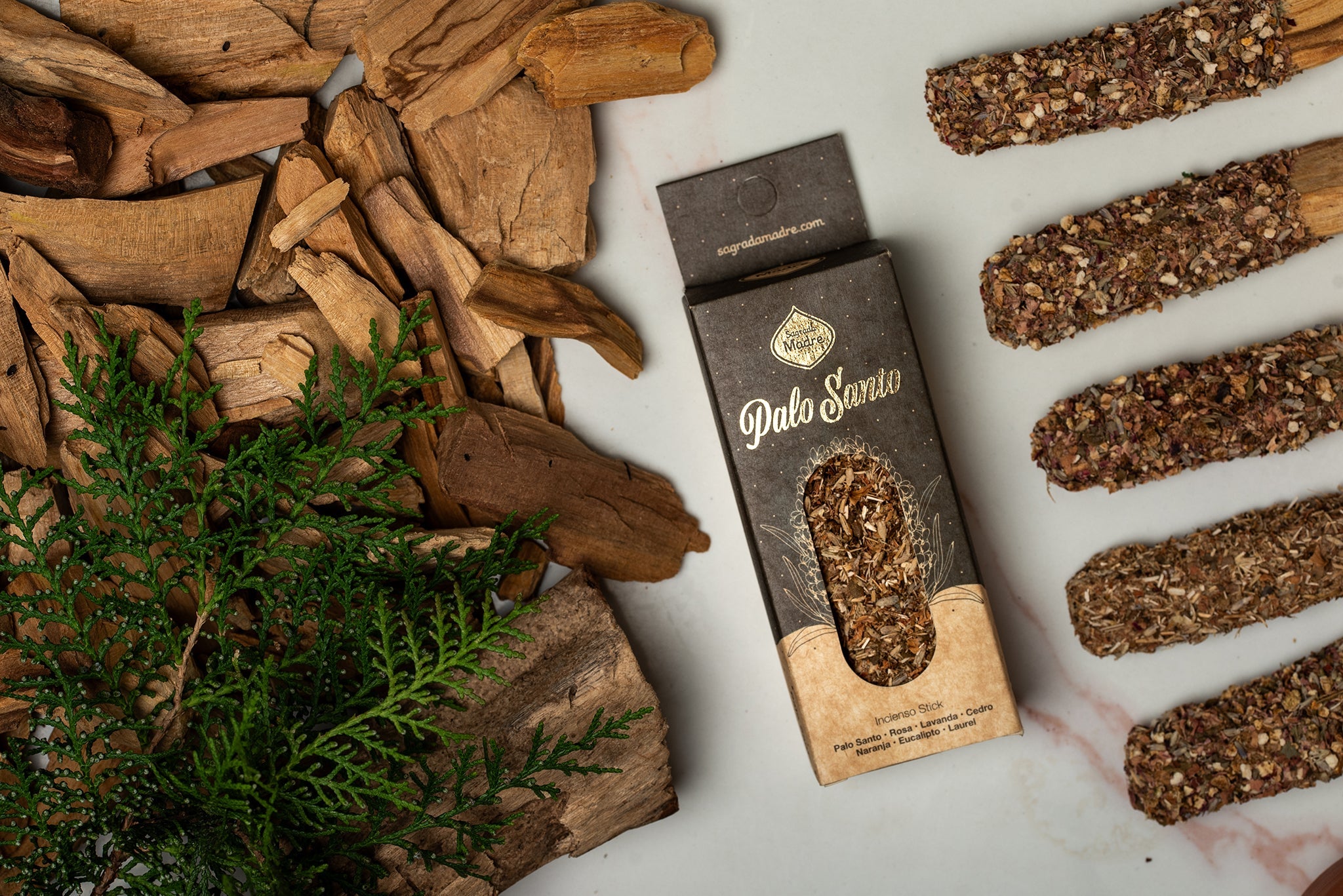 Sagrada Madre / Palo Santo Stick with Herbs