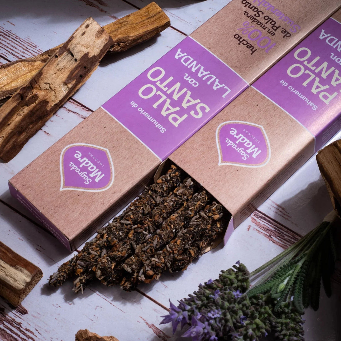Palo Santo Incense Line - Palo Santo & Lavender / Calm & Relax